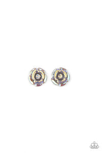 Starlet Shimmer - Iridescent Rosebud Earrings